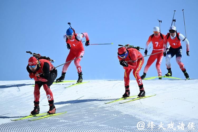 冬奥会冬季两项男女混合接力4x6公里：法国队摘金